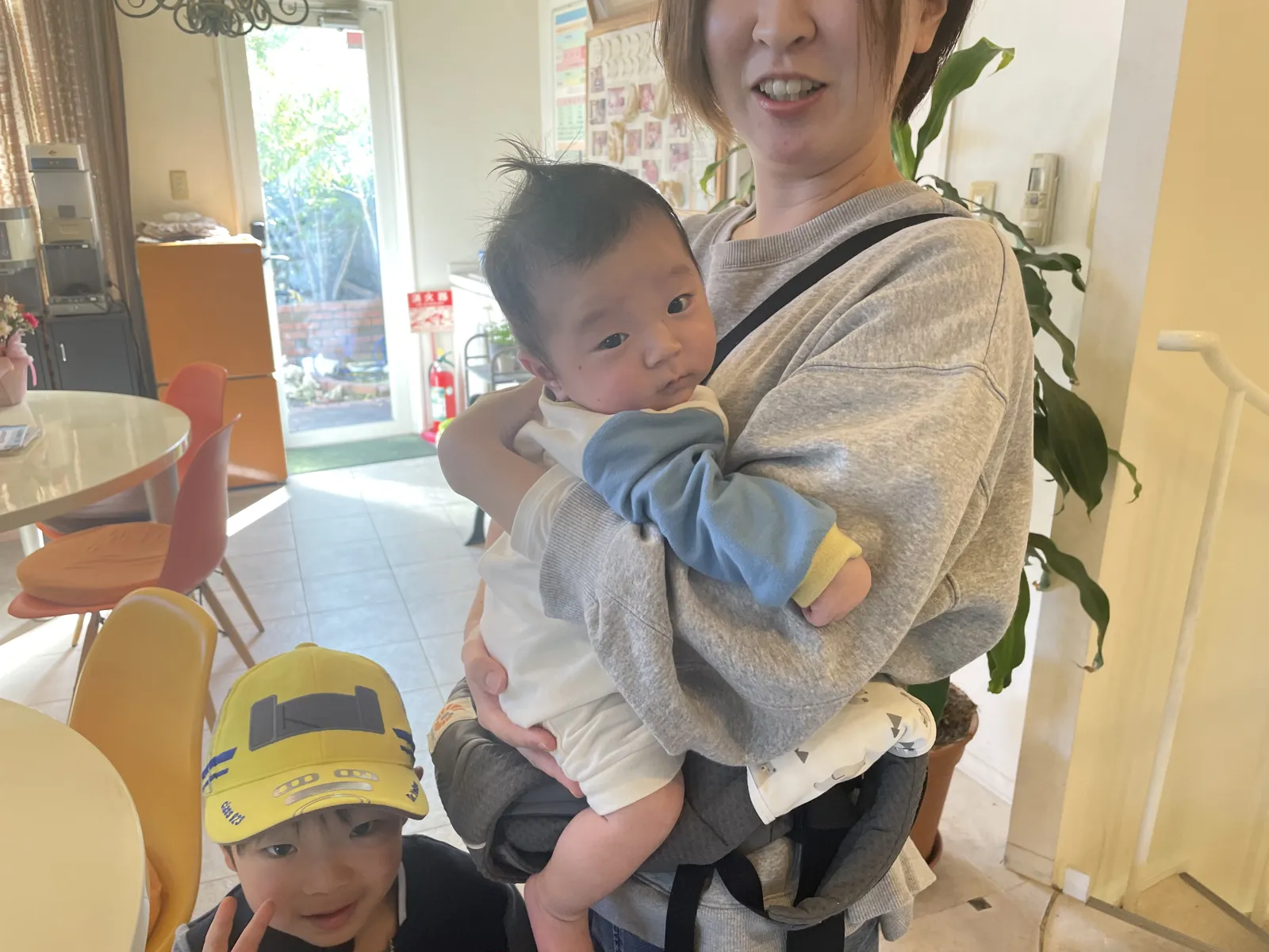 ご報告に来てくださった患者さまと赤ちゃん