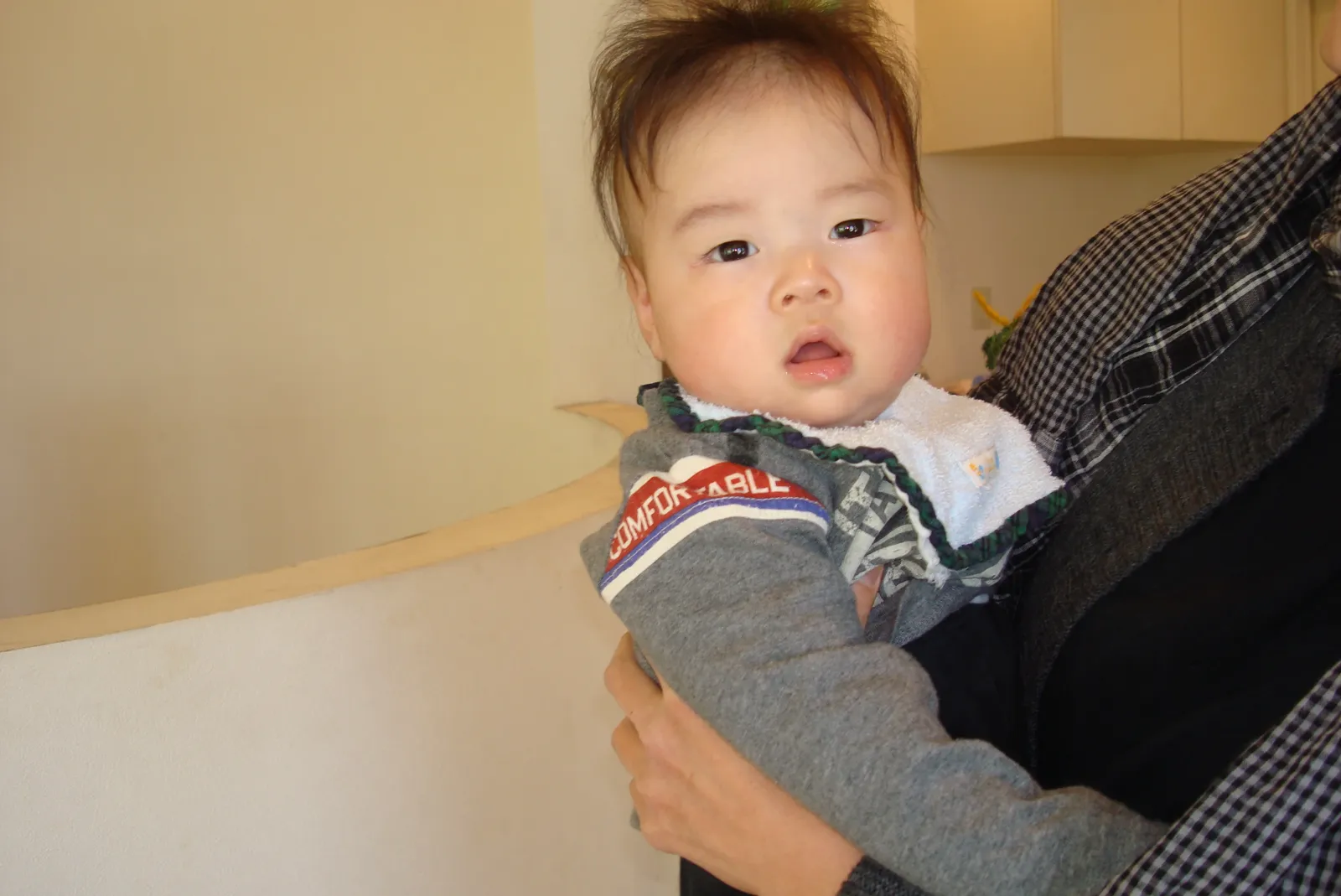 ご報告に来てくださった患者さまと赤ちゃん