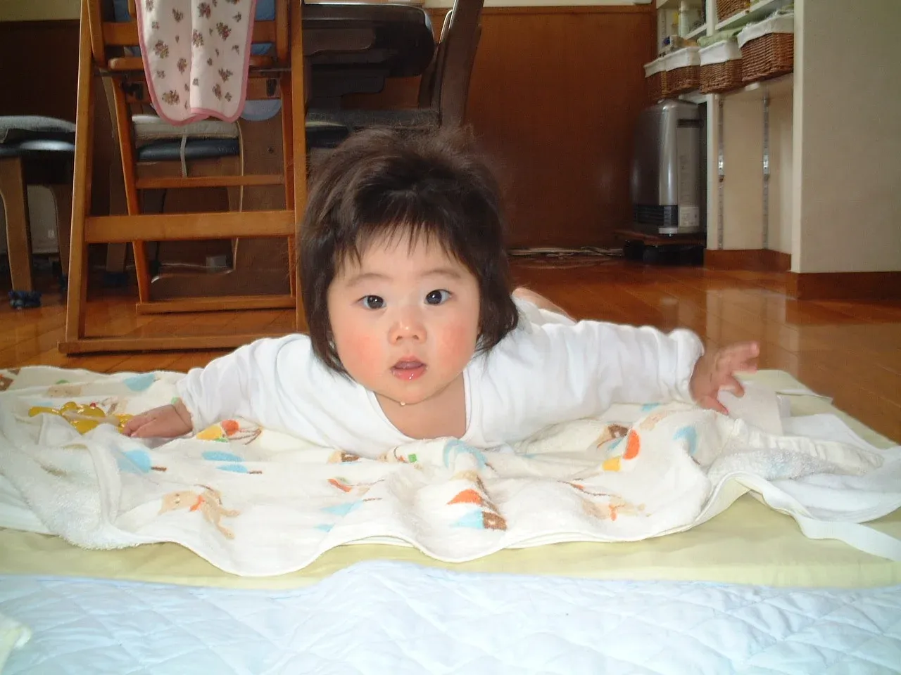 ご報告に来てくださった患者さまと赤ちゃん