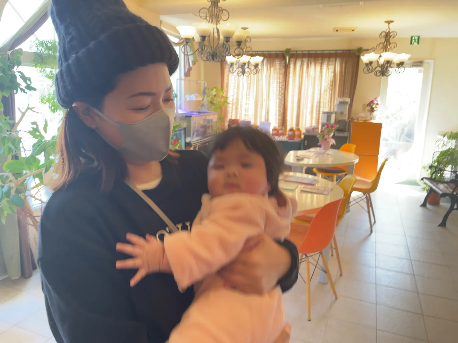 ご来院くださった患者さまとお子さま