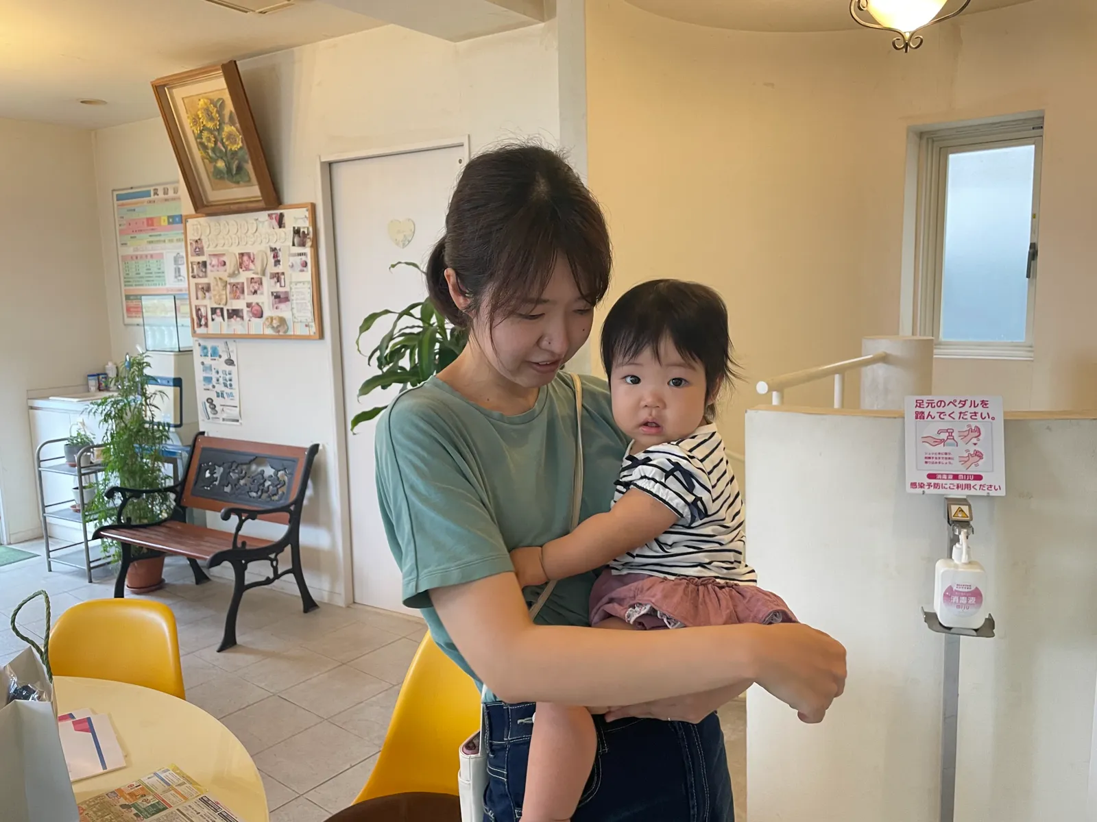 ご来院くださった患者さまとお子さま
