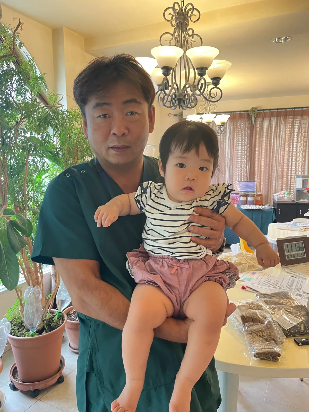 ご来院くださった患者さまとお子さま