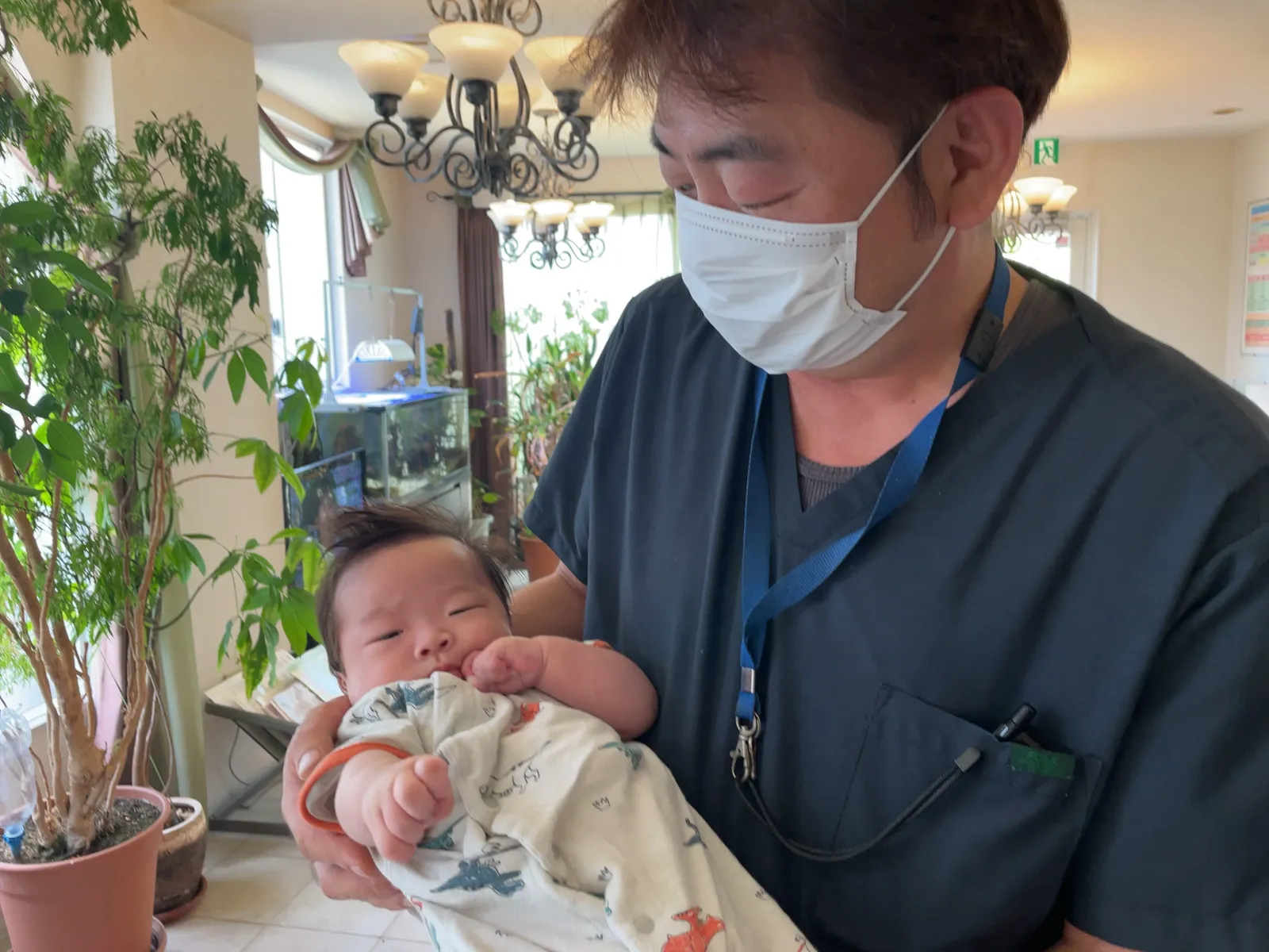 ご来院くださった患者さまとお子さま